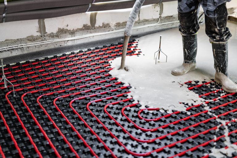 bertico Chape liquide sur plancher chauffant