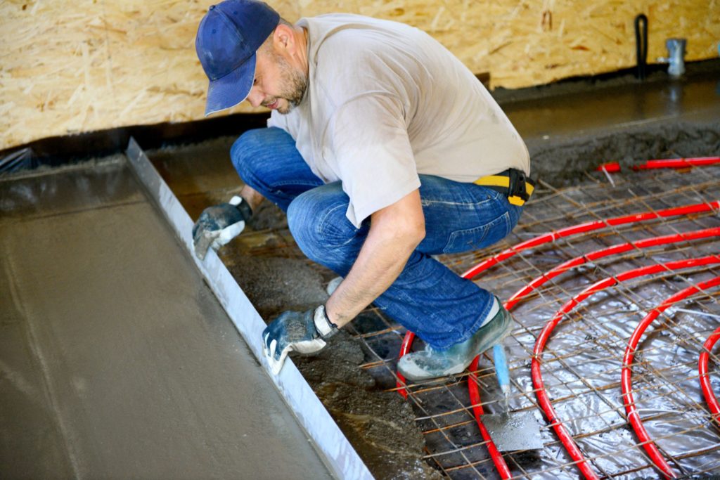 bertico Chape liquide sur plancher chauffant
